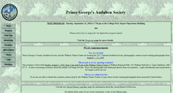 Desktop Screenshot of pgaudubon.org